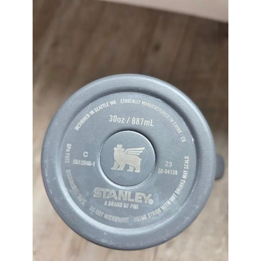 Stanley H2.0 FlowState 30oz Tumbler HII Huntington Ingalls Industries Charcoal - Picture 6 of 6